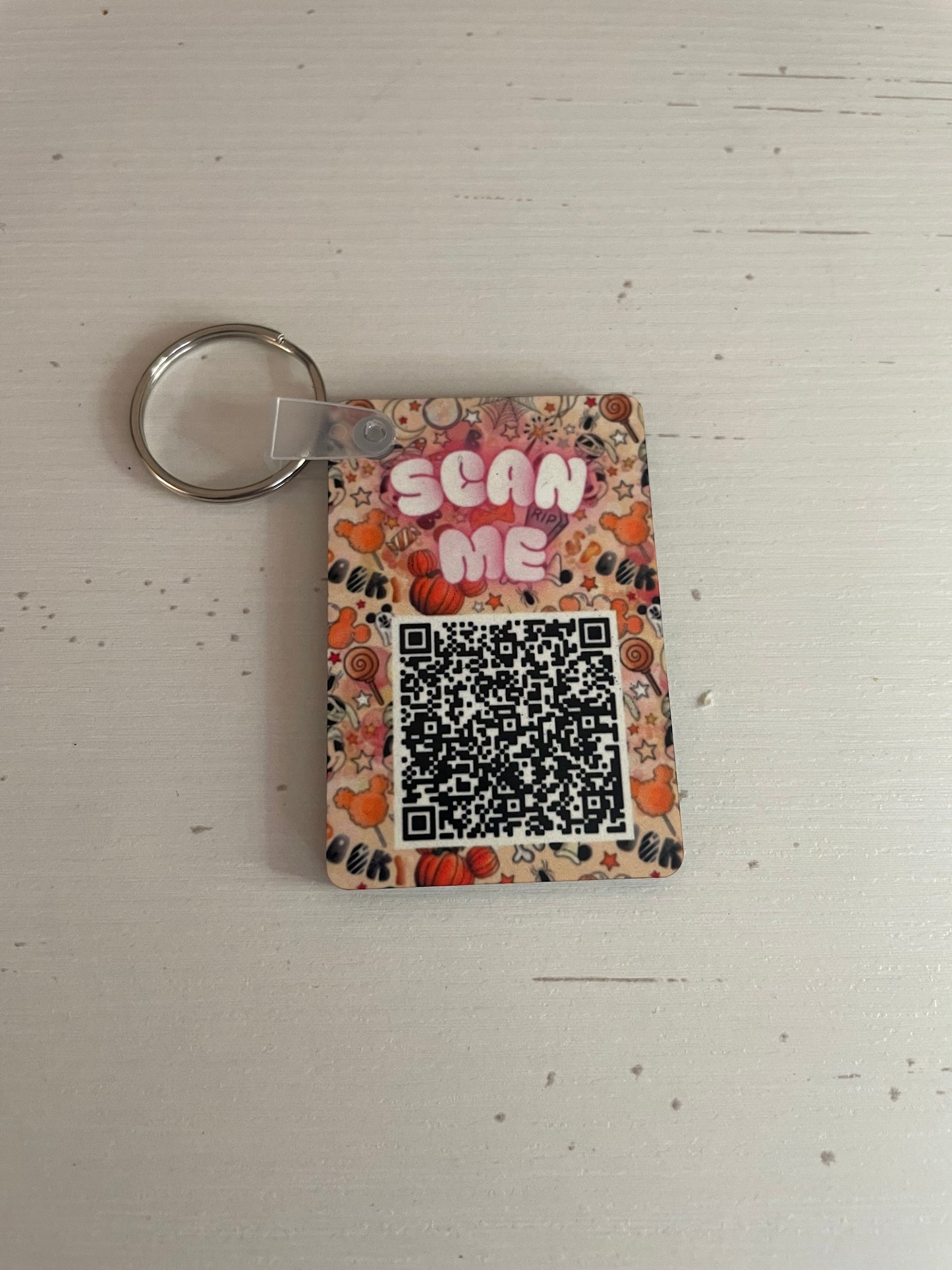 QR code keychain