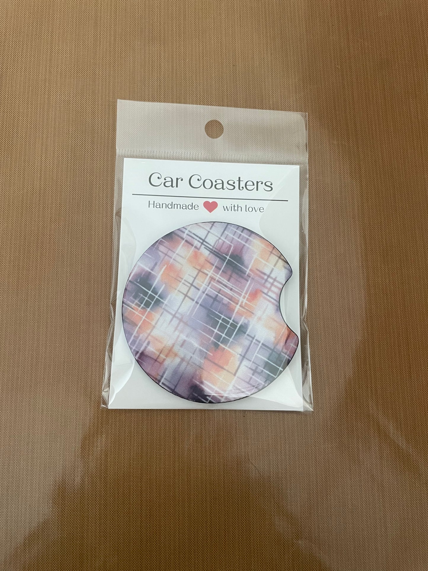 Fall Halloween car coasters