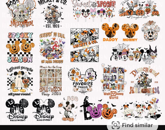 Personalized Halloween trick or treat tote bags
